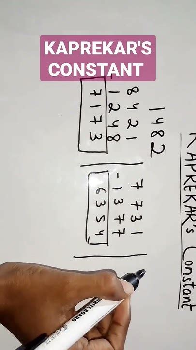 Kaprekar's Constant for 4.